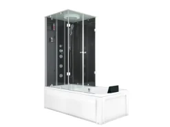 AcquaVapore Whirlpool Dusche Kombination K05-R30-WP Duschtempel 90x180