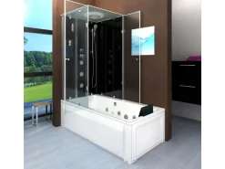 AcquaVapore Whirlpool Dusche Kombination K05-R30-WP Duschtempel 90x180