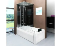 AcquaVapore Whirlpool Dusche Kombination K05-R30-WP Duschtempel 90x180
