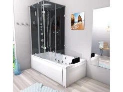 AcquaVapore Whirlpool Dusche Kombination K05-R33-WP-EC Duschtempel 90x180