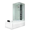 AcquaVapore Whirlpool Dusche Kombination K05-L01-WP Duschtempel 180x90