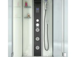 AcquaVapore Whirlpool Dusche Kombination K05-L01-WP Duschtempel 180x90