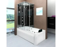 AcquaVapore Whirlpool Dusche Kombination K05-R32-WP-EC Duschtempel 90x180