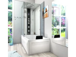 AcquaVapore Whirlpool Dusche Kombination K05-R01-WP-EC Duschtempel 90x180
