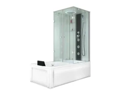 AcquaVapore Whirlpool Dusche Kombination K05-L00-WP-EC Duschtempel 180x90