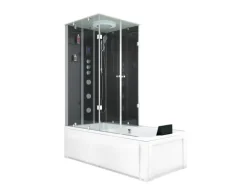 AcquaVapore Whirlpool Dusche Kombination K05-R33-WP Duschtempel 90x180