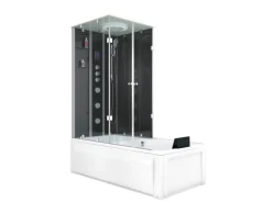 AcquaVapore Whirlpool Dusche Kombination K05-R33-WP Duschtempel 90x180
