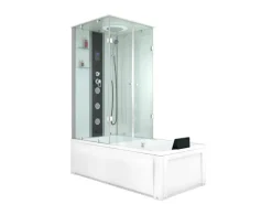 AcquaVapore Whirlpool Dusche Kombination K05-R01-WP Duschtempel 90x180