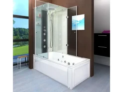 AcquaVapore Whirlpool Dusche Kombination K05-R00-WP-EC Duschtempel 90x180