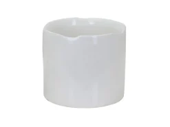 A.H.G. Keramiktopf Organic Glasiert Rund Zylindrisch 19 cm x 17 cm Weiß