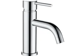 AICA Wasserhahn Chrom Bad Niedriger Waschtischarmatur Waschbecken Armaturen 304 Edelstahl Einhebelmischer Mischbatterie