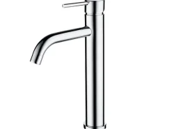 AICA Wasserhahn Chrom Bad Hoch Waschtischarmatur Auslauf Höhe 195mm Waschbecken Armaturen 304 Edelstahl Einhebelmischer Mischbatterie