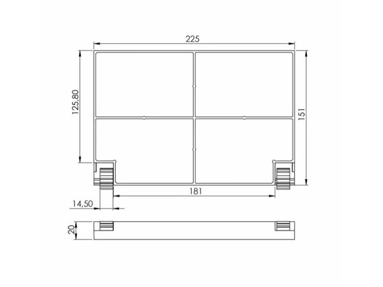 AIR2GO Aktivkohlefilter Als Ersatz für Küppersbusch ZUB1009 und ZUB551 2 Stück