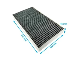 AIR2GO Aktivkohlefilter für Miele DKF29-P und 11292130 und DKF 29