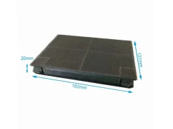 AIR2GO Aktivkohlefilter für Sauter 77X8246 2 Stück