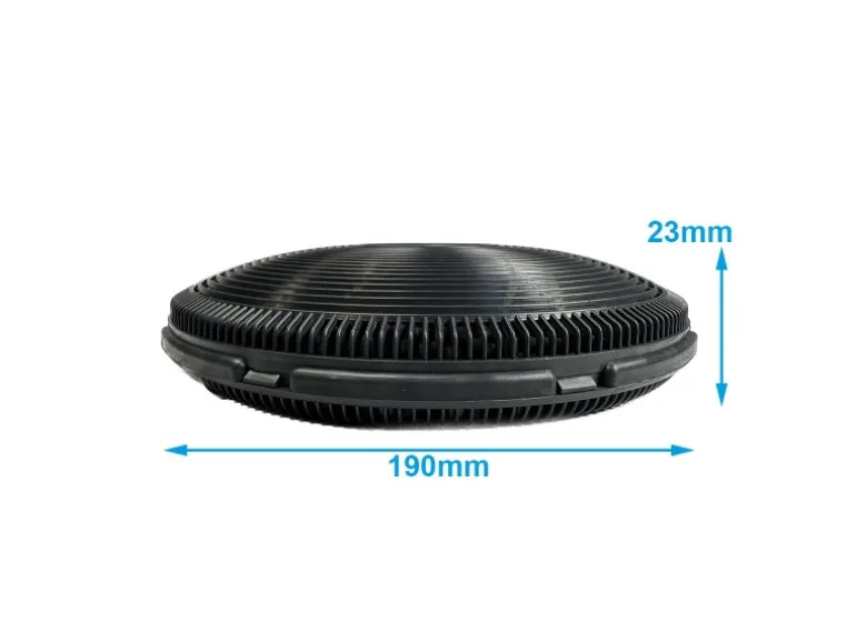 AIR2GO Aktivkohlefilter für Juno Modell 190 und ECFB02 2 Stück