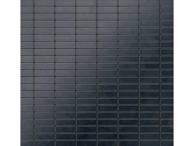 ALLOY Mosaik Fliese Massiv Metall Rohstahl Gewalzt Grau 1,6mm Stark Cabin-rs 1 Paket mit 10 Matten 1,01 m2 Grau