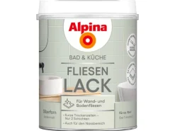 Alpina Fliesen-Lack Bad & Küche 2 Komponenten Silberfarn Seidenmatt 750 ml