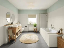 Alpina Fliesen-Lack Bad & Küche 2 Komponenten Granit Seidenmatt 750 ml