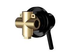 AM.PM Brausearmatur Unterputz X-Joy S Brauseset Unterputz Duscharmatur Unterputz Wannen-Brausebatterie FXB65022 Schwarz