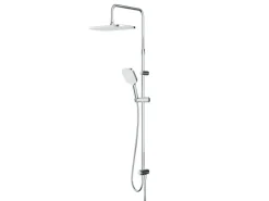 AM.PM Duschsystem Func Duschsystem ohne Armatur, Regenduschset Kopfbrause Duschsäule Dusche F07FA000 Chrom