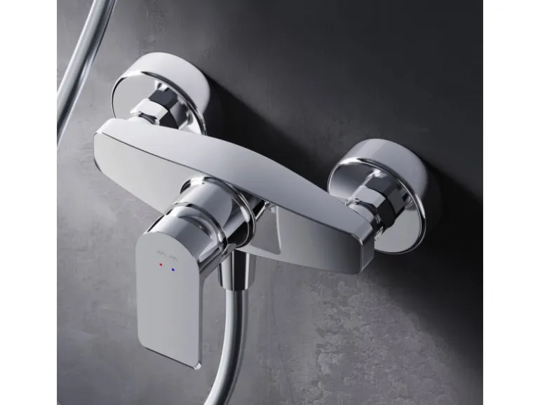 AM.PM Einhebel Duscharmatur Brausearmatur aus Messing Brausebatterie Flash FNA20000 Chrom