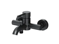 AM.PM Einhebel Wannenarmatur Brausearmatur Spike Aufputz FPA10022 Schwarz