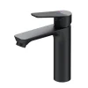AM.PM Einhebel Waschtischarmatur Hit Wasserhahn Bad aus Messing FTA02822 Schwarz