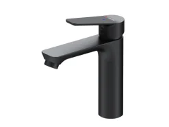 AM.PM Einhebel Waschtischarmatur Hit Wasserhahn Bad aus Messing FTA02822 Schwarz