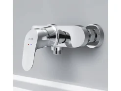 AM.PM Einhebel-Duscharmatur Like Brausearmatur aus Messing, Brausebatterie, Wasserhahn Bad FLA20000 Chrom