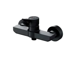 AM.PM Einhebel-Duscharmatur X-Joy S Brausearmatur aus Messing, Brausebatterie Wasserhahn Bad FXB20022 Schwarz