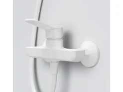 AM.PM Einhebel-Duscharmatur Hit Brausearmatur aus Messing, Mischbatterie Brausebatterie Wasserhahn Bad FXA20033 Weiß