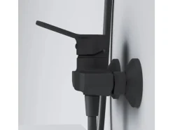 AM.PM Einhebel-Duscharmatur Hit Brausearmatur aus Messing, Mischbatterie Brausebatterie Wasserhahn Bad FXA20022 Schwarz