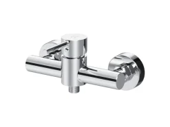 AM.PM Einhebel-Duscharmatur Spike Brausearmatur aus Messing, Brausebatterie Wasserhahn Bad FPA20000 Chrom