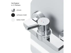 AM.PM Einhebel-Duscharmatur X-Joy S Brausearmatur aus Messing, Brausebatterie Wasserhahn Bad FXB20000 Chrom