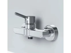 AM.PM Einhebel-Duscharmatur X-Joy S Brausearmatur aus Messing, Brausebatterie Wasserhahn Bad FXB20000 Chrom