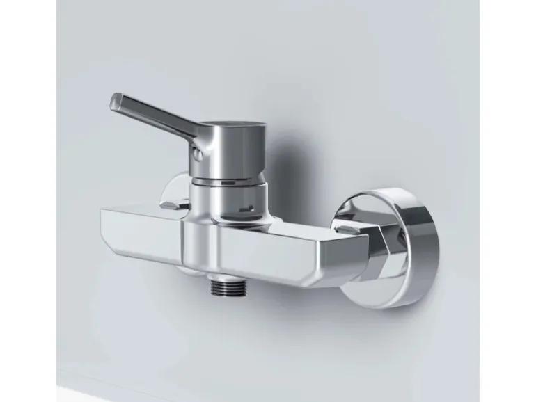 AM.PM Einhebel-Duscharmatur X-Joy S Brausearmatur aus Messing, Brausebatterie Wasserhahn Bad FXB20000 Chrom