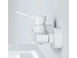 AM.PM Einhebel-Duscharmatur X-Joy S Brausearmatur aus Messing, Brausebatterie Wasserhahn Bad Mischbatterie FXB20033 Weiß