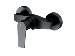 AM.PM Einhebel-Duscharmatur Gem Brausearmatur aus Messing, Brausebatterie, Wasserhahn Bad FGA20022 Schwarz