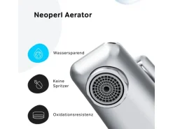 AM.PM Einhebel-Wannenarmatur / Brausearmatur,  Wasserhahn Bad, Wannenbatterie FGA10000 Gem Aufputz Chrom