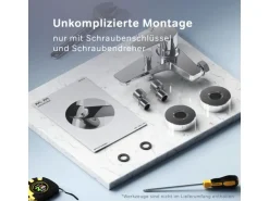 AM.PM Einhebel-Wannenarmatur / Brausearmatur,  Wasserhahn Bad, Wannenbatterie FGA10000 Gem Aufputz Chrom