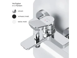 AM.PM Einhebel-Wannenarmatur / Brausearmatur,  Wasserhahn Bad, Wannenbatterie FXA10000 X-Joy Aufputz Chrom