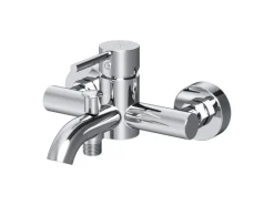 AM.PM Einhebel-Wannenarmatur / Brausearmatur,  Wasserhahn Bad, Wannenbatterie FPA10000 Spike Aufputz Chrom