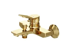 AM.PM Einhebel-Wannenarmatur / Brausearmatur X-Joy Aufputz Gold