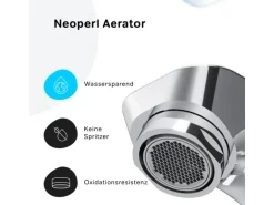 AM.PM Einhebel-Wannenarmatur / Brausearmatur,  Wasserhahn Bad, Wannenbatterie FTA10000 Hit Aufputz Chrom