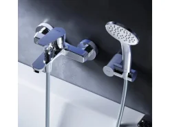 AM.PM Einhebel-Wannenarmatur / Brausearmatur Hit Aufputz Chrom