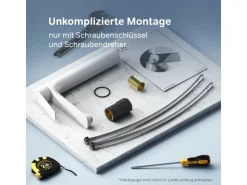 AM.PM Einhebel-Waschtischarmatur Hit Wasserhahn Bad FTA02133 Weiß