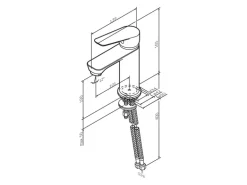 AM.PM Einhebel-Waschtischarmatur Hit Wasserhahn Bad FTA02100 Chrom