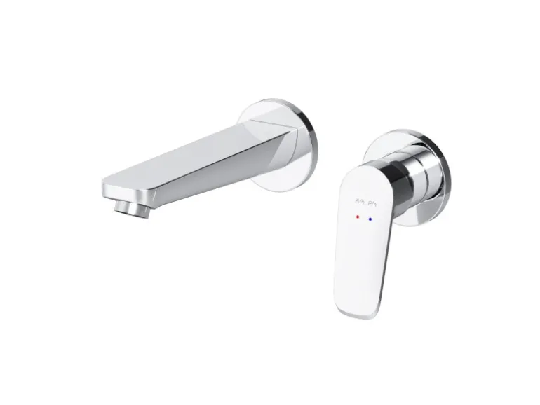 AM.PM Einhebel-Waschtischarmatur Wandmontage X-Joy Wasserhahn Bad, Mischbatterie FXA72600 Chrom