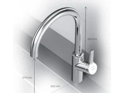 AM.PM Küchenarmatur Hit FXB07000 Chrom